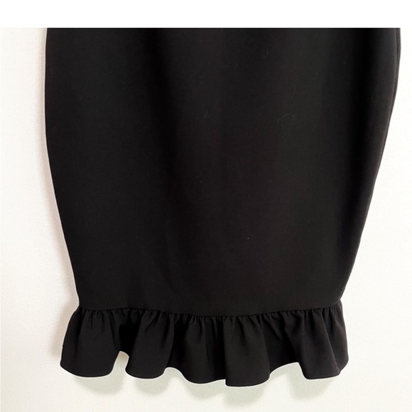 Likely Black Carmen Ruffle Flounce Sheath Dress (Size 6) - Picture 6 of 6